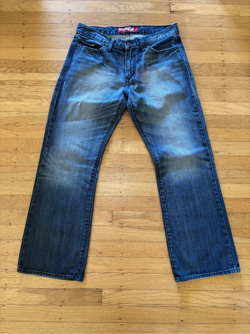 Express Rocco Slim Fit Low Rise Bootcut Men Jeans 32 X 30